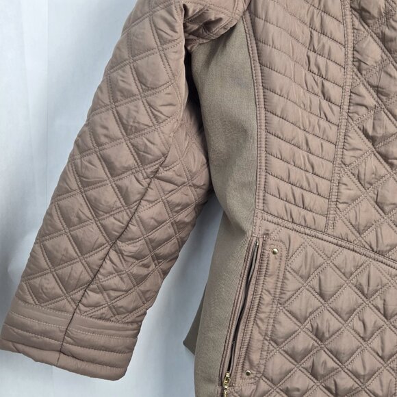 Weatherproof 2X Zippered Jacket - Green & Brown - Picture 3 of 5